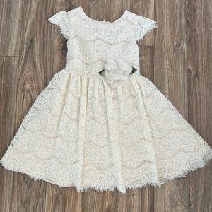 Girls Lace Dress, Size 6